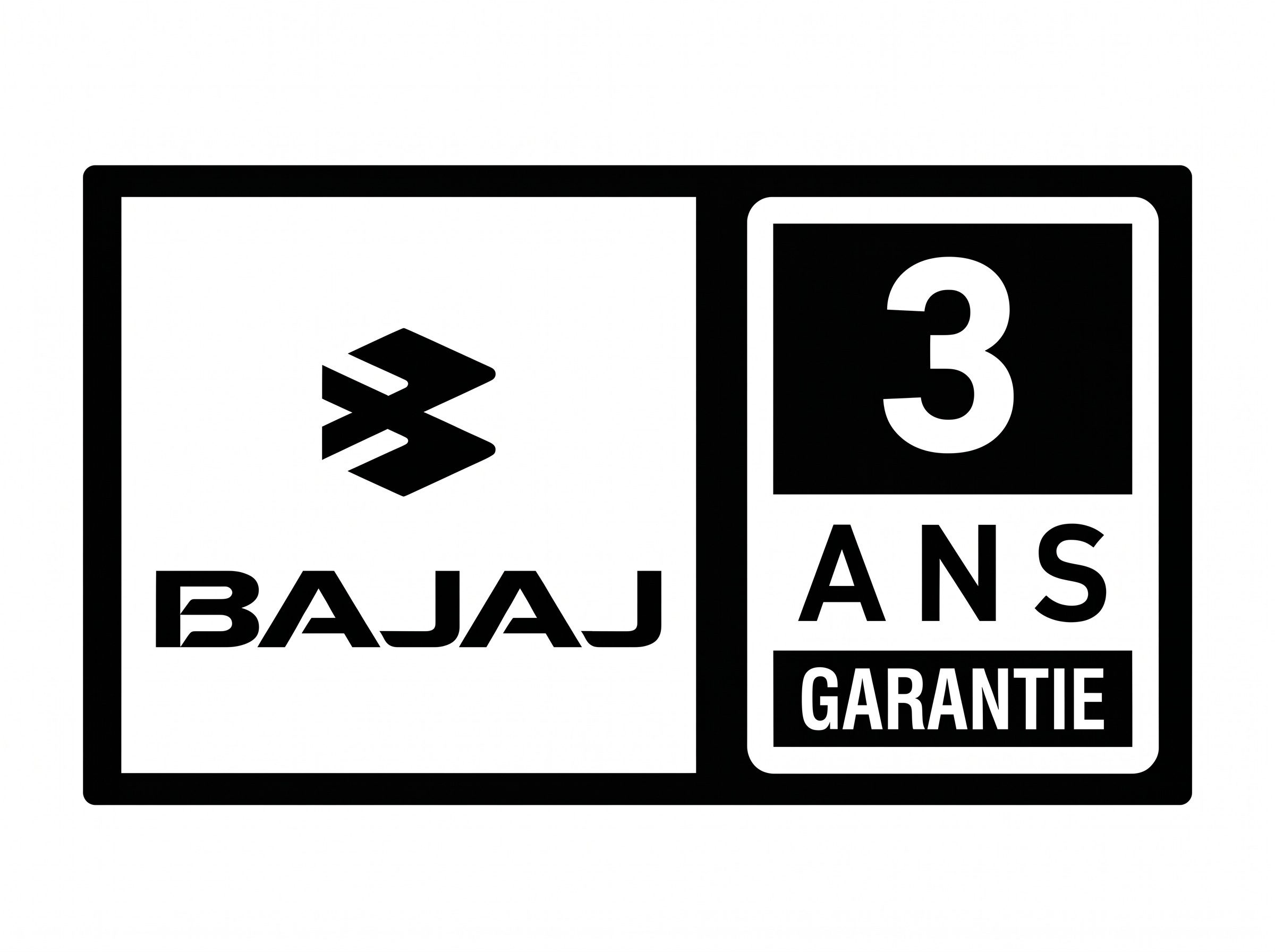 Bajaj 5 ans de garantie